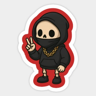 Peaceful Gangsta Sticker